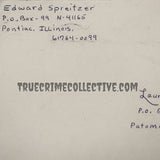 Edward Spreitzer “Chicago Ripper Crew” Signed Letter