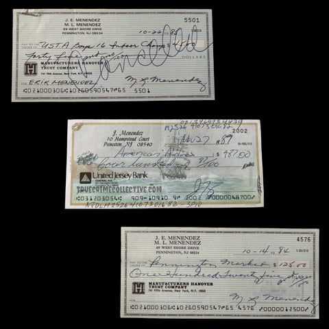 Menendez Family Checks