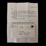 Kenneth Bianchi Signed Letter & Envelope