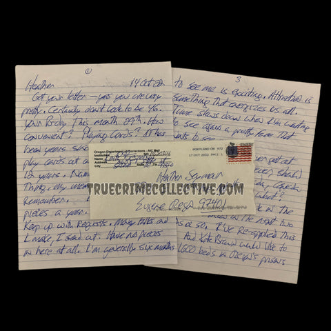 Keith Hunter Jesperson Signed Letter