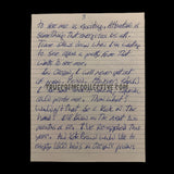 Keith Hunter Jesperson Signed Letter