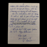 Keith Hunter Jesperson Signed Letter