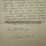 Bruce Davis Signed Letter