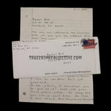 John Robinson Signed Envelope & Letter