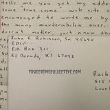 John Robinson Signed Envelope & Letter