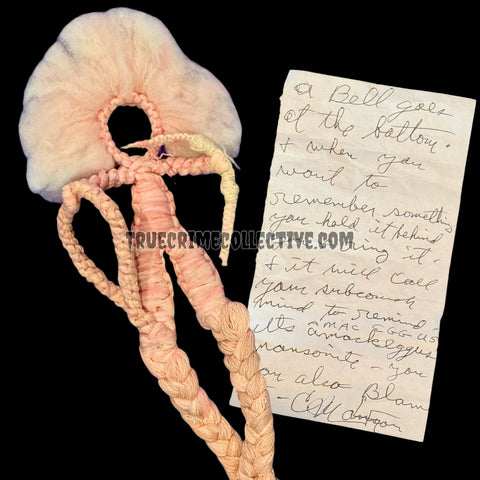 Charles Manson Handmade String Art Doll