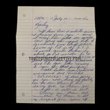 Harvey Carignan Signed Letter & Photo