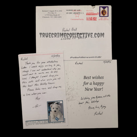 Richard J. Angelo Signed Christmas Card & Letter