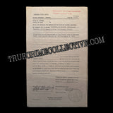 Ted Bundy Signed Court Subpoena