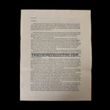 Susan Atkins Signed Letter