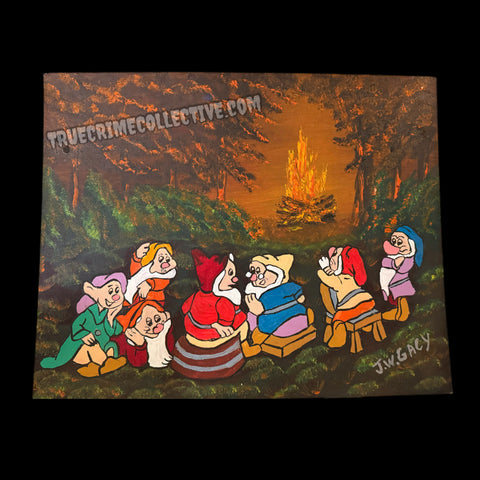John Wayne Gacy “Hi Ho Around the Campfire” Painting