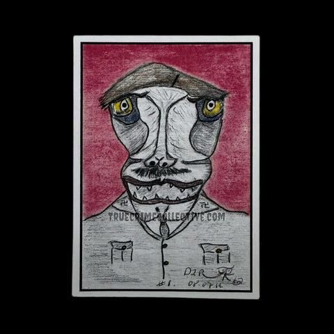 Dennis Rader “BTK” Colored Pencil Drawing