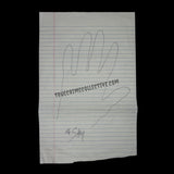 Samuel Little Signed Hand Tracing
