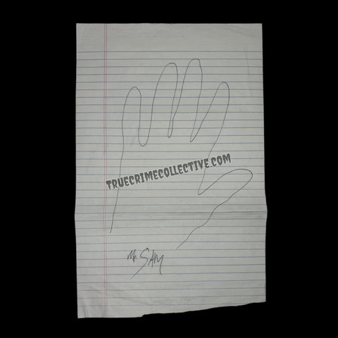 Samuel Little Signed Hand Tracing