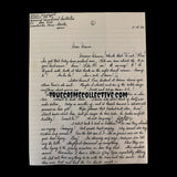 Aileen Wuornos Signed Letter