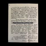 Aileen Wuornos Signed Letter