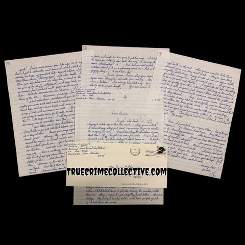 Aileen Wuornos Signed Four Page Letter