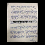 Aileen Wuornos Signed Four Page Letter