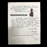 Aileen Wuornos Three Page Letter With Artwork