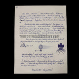 Aileen Wuornos Signed Five Page Letter with Artwork