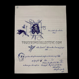 Aileen Wuornos Signed Five Page Letter with Artwork