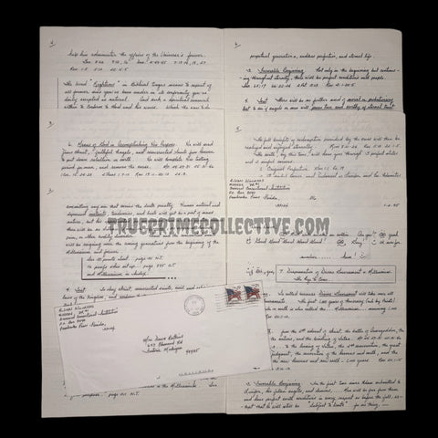 Aileen Wuornos Signed Seven Page Religious Letter