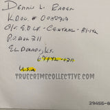 Dennis Rader “BTK” Signed Letter & Artwork
