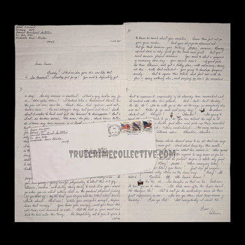 Aileen Wuornos Four Page Signed Letter