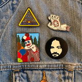Charles Manson Enamel Pin