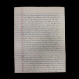 Todd Kohlhepp Signed Letter & Envelope