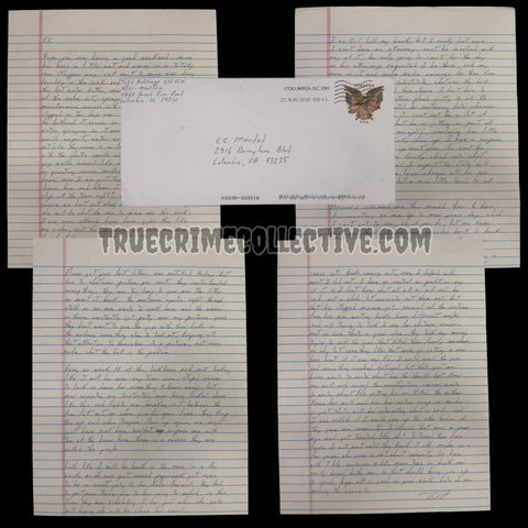 Todd Kohlhepp Signed Letter & Envelope