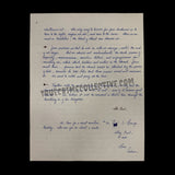 Aileen Wuornos Five Page Story About “Evil & Darkness”