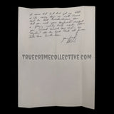 Richard Ramirez “The Night Stalker” Signed Letter