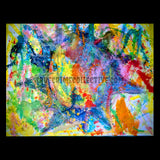 Charles Manson Psychedelic Sun Painting