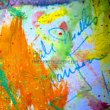 Charles Manson Psychedelic Sun Painting