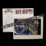 Charles Manson Signed ATWA Greeting Card