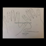 Robin Gecht “Chicago Ripper Crew” Signed Hand Tracings