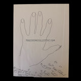 Samuel Little Signed Hand Tracing