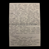 Jeremy Bamber Signed Letter