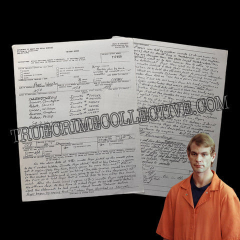 Jeffrey Dahmer Prison Assault Incident Report