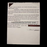 Aileen Wuornos Handwritten Waiver of Representation