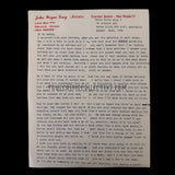John Wayne Gacy Signed Two Page Letter