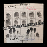 Richard Speck Original Mugshot & Fingerprint Chart