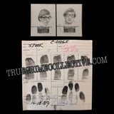 Richard Speck Original Mugshot & Fingerprint Chart