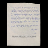 Aileen Wuornos Five Page Signed Letter