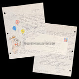 Robert Hansen Signed Letter & Drawing