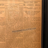 Jack the Ripper Original Newspaper from 1888
