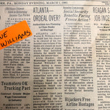 Wayne Williams Newspapers from 1982