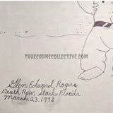 Glen Edward Rogers Signed Artwork & Fingerprints