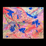 Charles Manson Splatter Painting